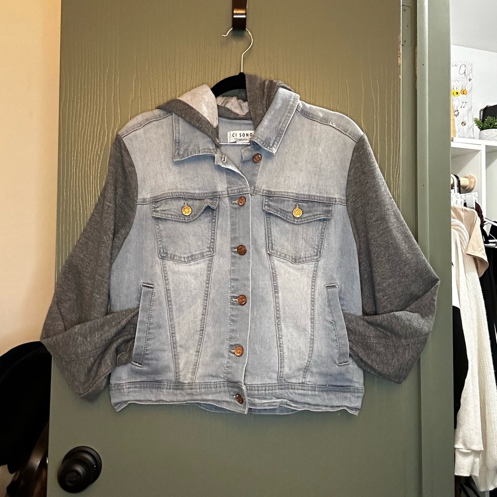 Jean/Sweat Shirt Jacket